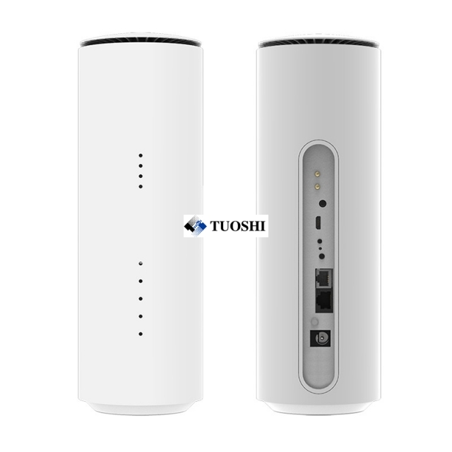 5G Dual Band WiFi Router with 2 External Antennas White Color and Enhanced Wireless Security