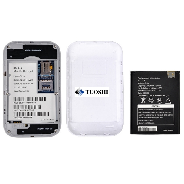 TUOSHI 4g LTE Router Wifi Modem Portable Wireless Hotspot Lte Sim Card Device Pocket Wifi