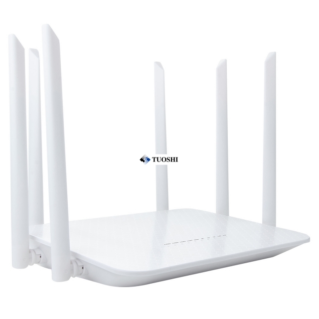 1200mbps WiFi LTE Router 6 Antenna Outdoor Router With Sim Card