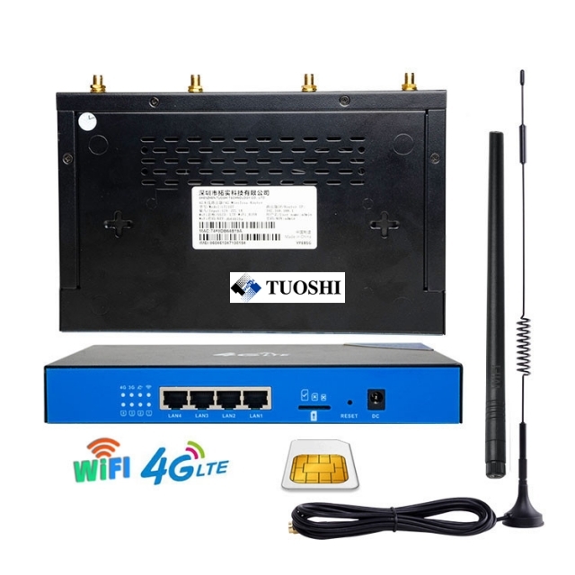 32User 300mbps 4G Industrial Router Cat4 Cellular CPE Unlock Wireless Wifi