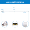 8dBi Helium Hotspot Miner 915MHz 868MHz LoRa Antenna With Coaxial Extension Cable